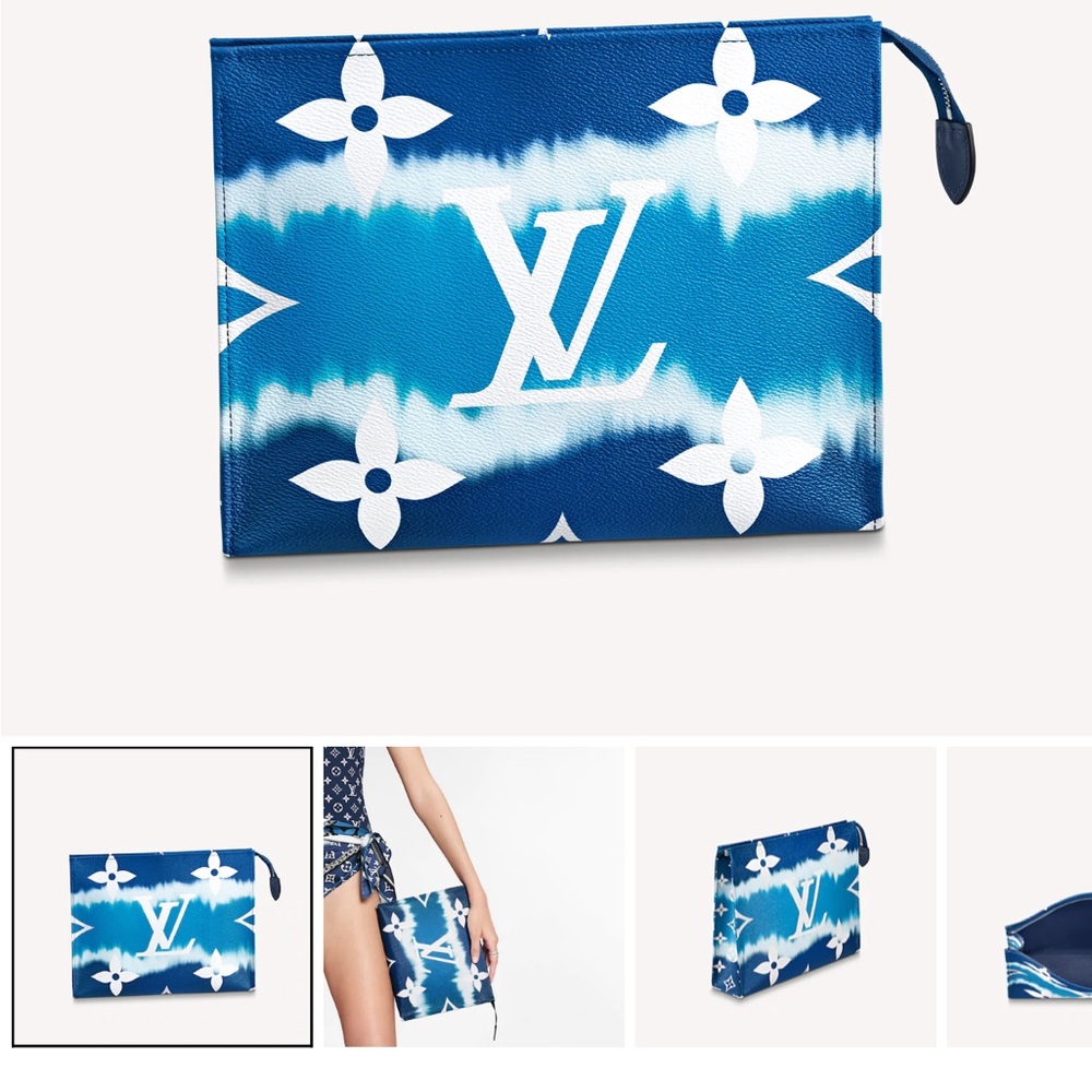 LV Blue Escale limited edition toiletry bag